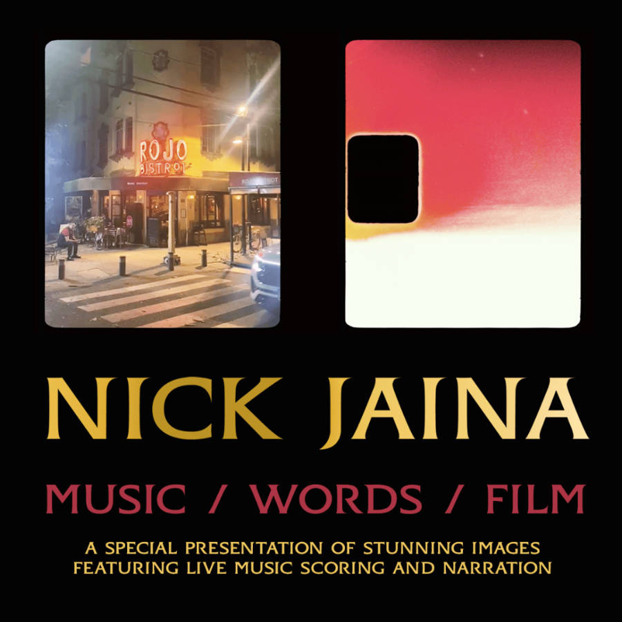 Nick Jaina — Music, Words & Film promotional artwork