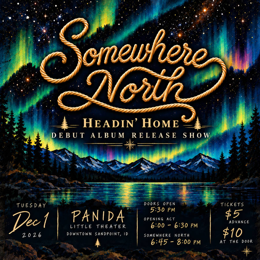 Official artwork for Somewhere North — Headin’ Home Album Release